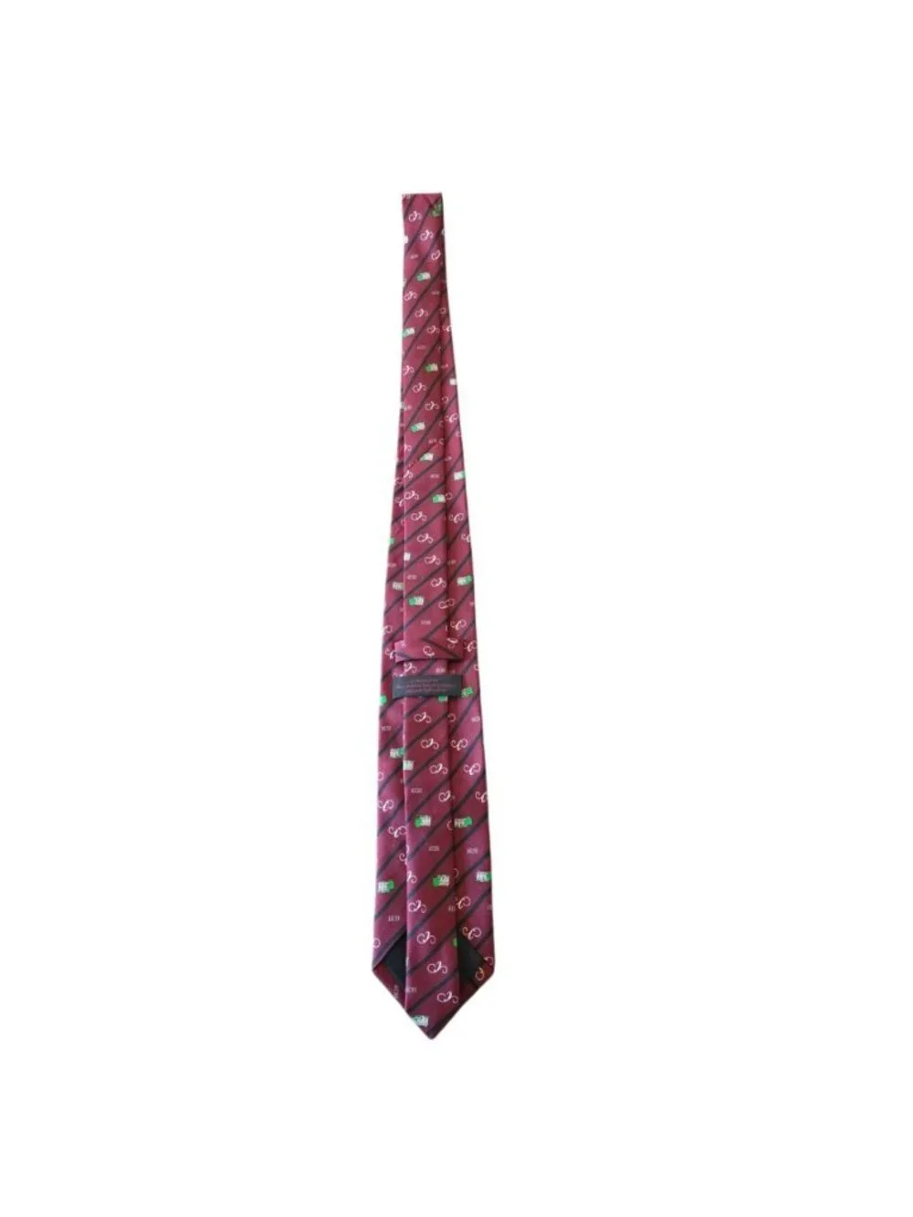 Episcopal High School Silk Tie Burgundy Crest Callaway Loyalty Society USA Made